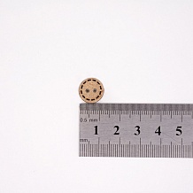 Пуговицы Кокос, 12 mm - фото №1